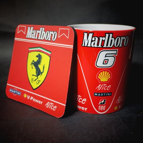 Coffee mug coaster ferrari - coffee,
