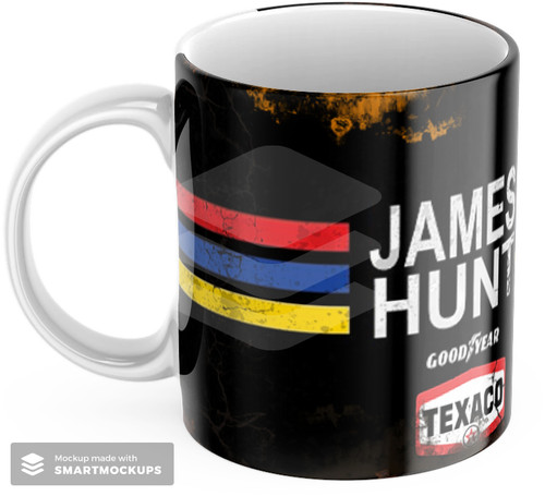 Tazza ispirata james hunt 11 - tazza,