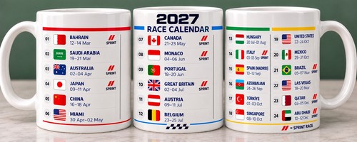 Tazza calendario 2027 - calendario, su