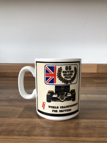 1985 british grand - f1, mug