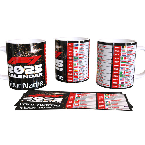 Tazza calendario formula - calendario,