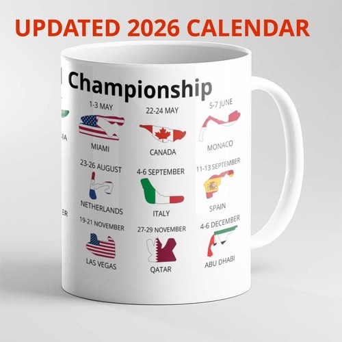 Tazza formula uno 2026 - tazza, f1